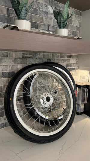 17-Inch Chrome Supermoto Wheels for Surron Light Bee X & E Ride Pro