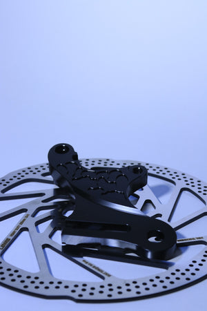 BUNDLE DEAL!! LBX Billet moto brake mount + Heavy duty rotor