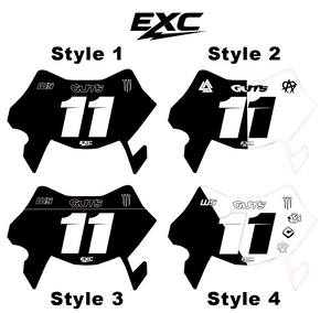 EXC UltraBee Plate Decal