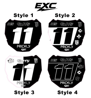 EXC Odi Plate Decal