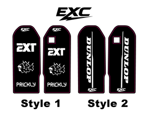 EXC Fork Guard Decals all E-motos