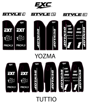 EXC Fork Guard Decals Yozma/Tuttio