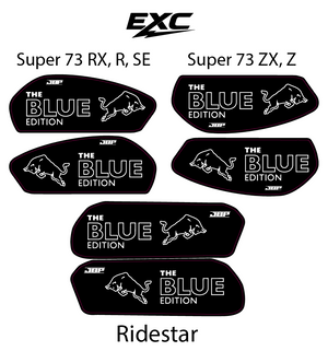 EXC Super 73/Ridestar Energy Battery Decals