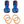 M10 x 1.25 Titanium Banjo Bolt – Grade 5 ( 2 pack )